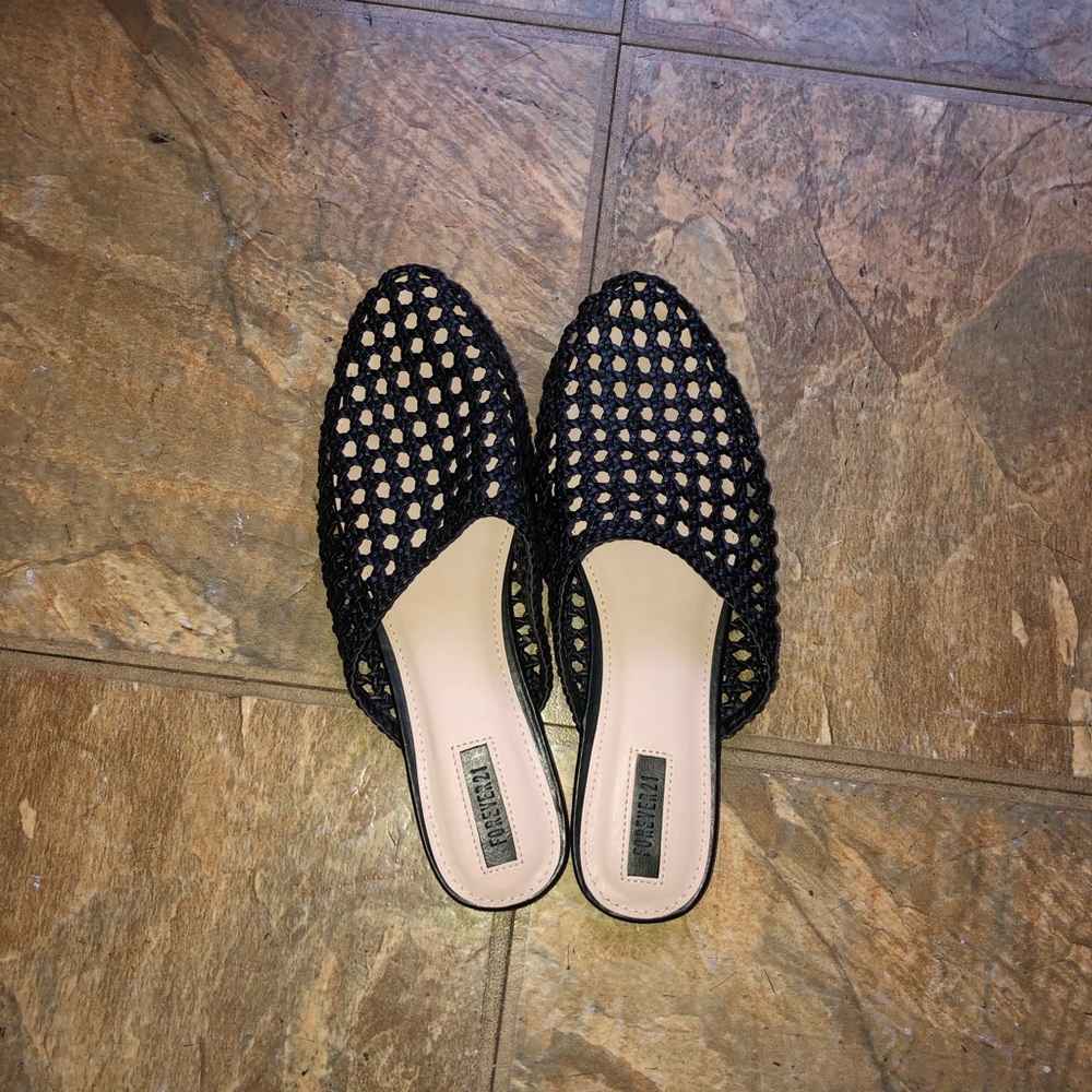 Black Slip Ons